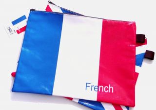 French Flag Flag of France PVC Bag High Quality with Zipper Ideal for 