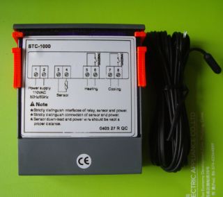 AC110V 120V Digital Temperature Control Controller NTC Sensor 
