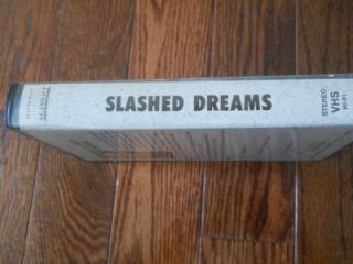 SLASHED DREAMS ~ BIG NTSC CLAMSHELL ~ GORY SLASHER ~OOP~ GORY