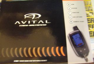 Avital Model 5303 5303L 2 Way LCD Security Alarm Remote Start New 