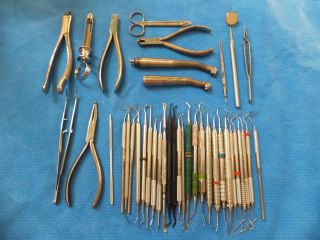 Lot of Dental Instruments Tools Hu Friedy Astara Star Lot A Dentist NR