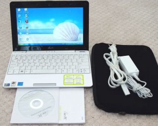 Asus Eee PC 1008HA Seashell Netbook White