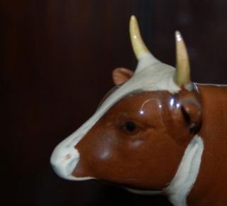 This auction is for this VINTAGE BESWICK Ayrshire Bull Ch.Whitehill 