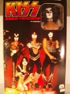Kiss Signed Mego Dolls with Bill Aucoin