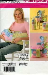 Baby Accessories Toys Carrier Warmer Patterns 4075