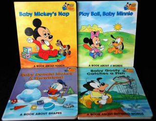Vintage 1990s Disney Babies First Baby Board Book Lot