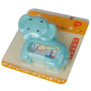 New Useful Baby Safety Bath Thermometer Blue Elephant Style Baby 