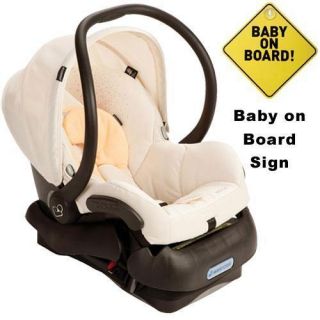 Maxi Cosi IC099BIQ Mico Infant Car Seat w/Baby on Board Sign   Natural 