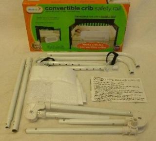   Safe Sleeper Convertible Crib to Toddler Bed Safety Rail White