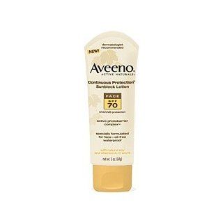 Aveeno Active Naturals Continuous Protection Sunblock Lotion Face SPF 
