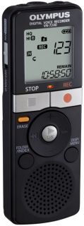   gps appliances olympus v404130bu000 vn 7200 digital voice recorder