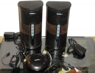 Audio Unlimited 900MHz Wireless Indoor Outdoor 2 Speaker System