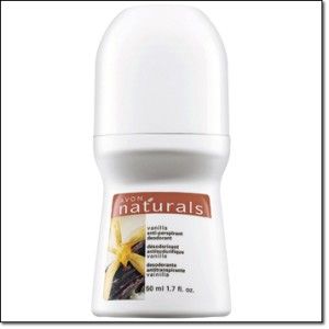 New Avon 3 Naturals Vanilla Roll on Anti Perspirant Deodorant 3 PC 
