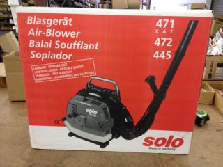 New Solo Backpack Leaf Blower Model 445 36cc 2HP Fall Special Price 