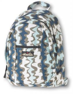 The Kavu Mini Backpack has three compartments, adjustable shoulder 