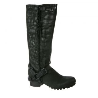 BACIO61 Palpare Tall Boots in Black Leather Various Sizes New Free 
