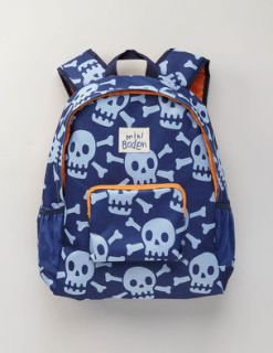Mini Boden Skull Print Backpack School Bag Rucksack New