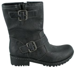 BOC by Born Santina Boot Leather Womens Boots Dress Low Heel Sz