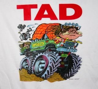 TAD Monster Truck T shirt, M Sub Pop Peter Bagge