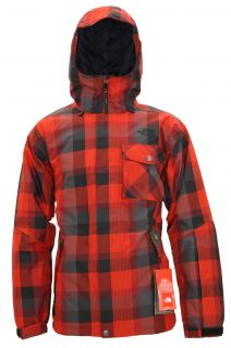 NEW The North Face Mens BALLARD hyvent jacket coat RED nwt sz M
