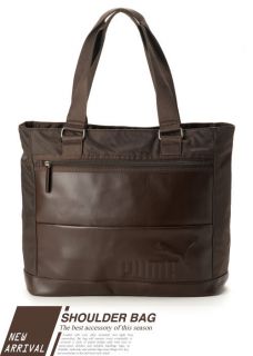 BN Puma Sharp Shopping Shoulder Hand Bag in Brown 07016202