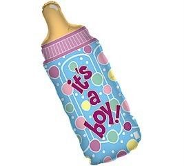 Its A Boy Baby Bottle 36 Balloons Baby Shower Gifts Baby Birth w 