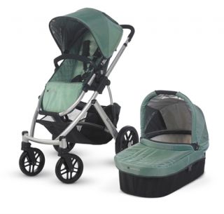   Stock! 2012 UPPAbaby Vista Travel Single Baby Stroller   Carlin/Green