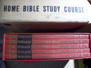    Evangelism School Home Bible Study Course Set Jim Bakker PTL MINT