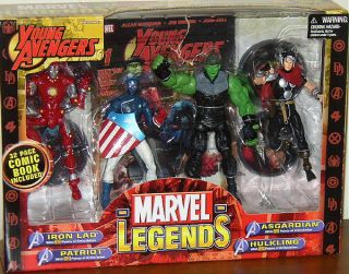 marvel legends young avengers gift pack box set new in box never been 