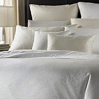 BARBARA BARRY Peaceful Petals Duvet Cover KING White $437.50