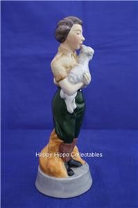 staffordshire bairstow manor land girl figurine