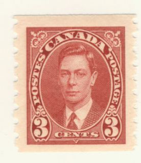Canada Stamp Scott 240 3 Cents George VI Coill MNH