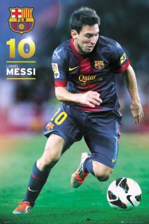   Barcelona Messi poster   Lionel Messi 12/13   New Barcelona football