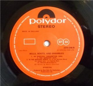 Spirogyra Bells, Boots and Shambles UK LP 1972 Prog Folk Psych Monster 