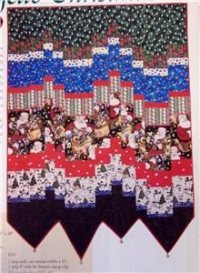 PATTERN FOR BARGELLO CHRISTMAS BANNER QUILT~ FROM MAGAZINE )