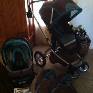 Maxi Cosi Foray Stroller Mico Carseat Travel System Choco Mint Lots Of 