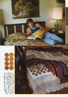 Shaun Cassidy Barefoot on Bed Robby Benson 1980 JPN Picture clippings 