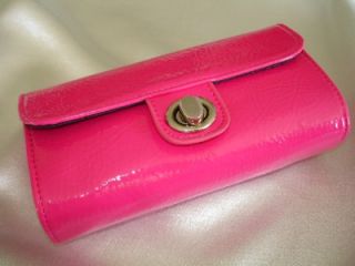 Bare Escentuals Hot Pink Makeup Clutch Bag with Mirror