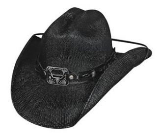 New Montecarlo Bullhide Twist Off Bangor Straw Western Cowboy Hat UV 
