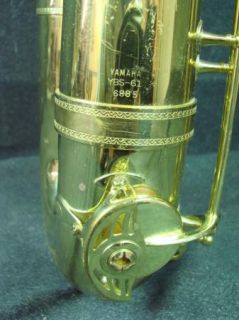 Yamaha YBS 61 Baritone Saxophone Brass Instrument with Hard Case YBS61 