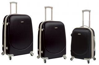 Travelers Club Barnet Collection 3 Piece Hardside Spinner Luggage Set 