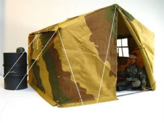 barracks sergeant 1 6 scale german camo tent