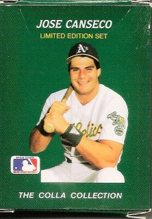 Jose Canseco 1990 Barry Colla 12 CD Baseball Set 20000