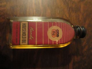   66 Handy Household Glass Oil Bottle Can Petroleum Company Bartlesville
