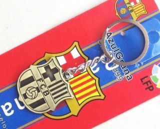Barcelona Messi 2012 Football Soccer Fans Bronze Keychain Keyring 