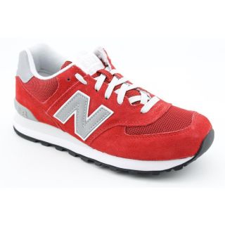 New Balance ML574 Mens Size 11 5 Red Wide Leather Athletic Sneakers 