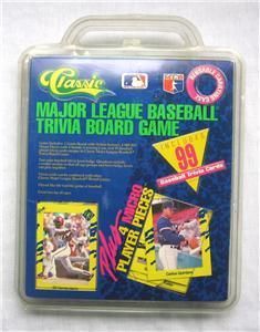 Classic Major League Baseball Trivia Board Game 90 NIP