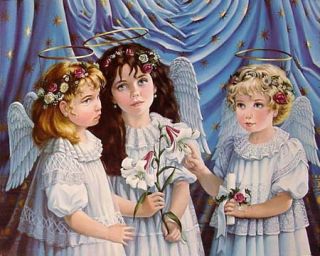angels by pati bannister artist proof image size 22 5 x 18 gallery 228 
