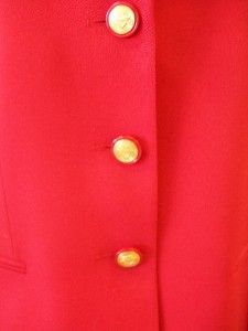basler women s red jacket size 8 retail $ 465