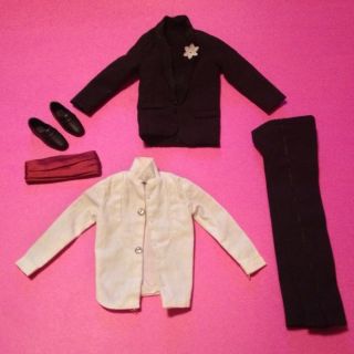 Vintage 1961 65 Barbie Ken #787 Tuxedo Jacket, Pants, Shirt, Cummerbun 